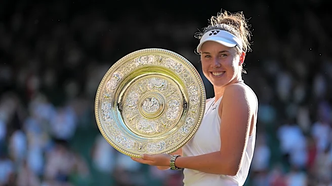 Noskova's glimpse of Wimbledon trophies on bathroom break helped her regroup to claim 1st Grand Slam