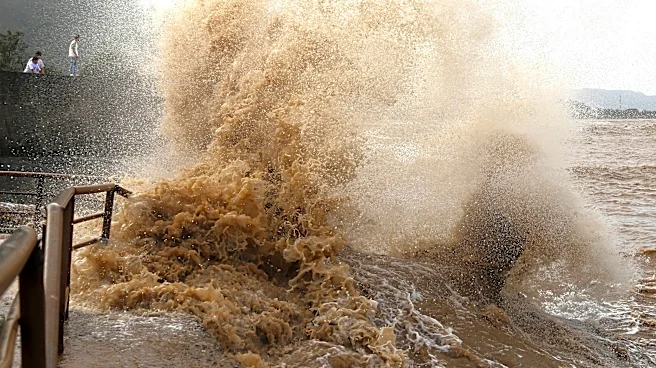 Typhoon Bavi weakens but still brings strong winds and rain to China