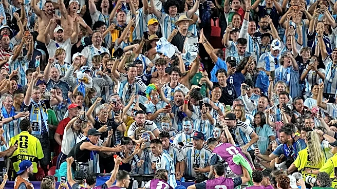 One Extraordinary Photo: Argentina's Lautaro Martinez in the stands celebrating his goal with fans