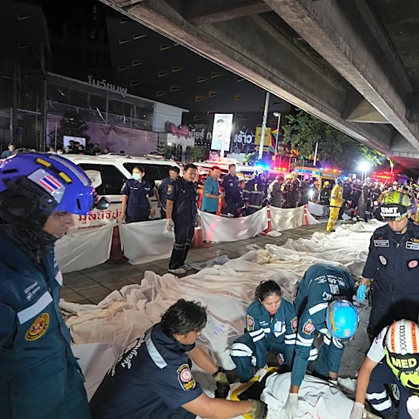 Fire breaks out at a pub in Bangkok, killing at least 27 people, officials say