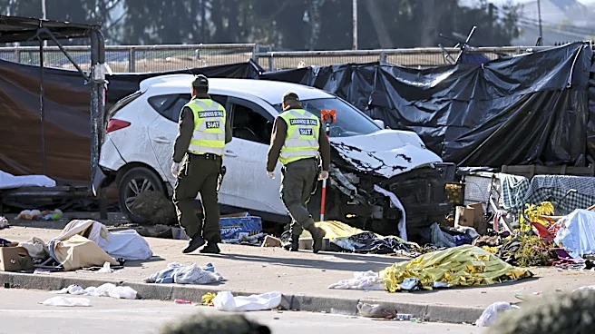 Several people killed in Chile after car driven by navy officer crashes into an open-air market