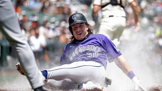 Giants overcome McCarthy's 2nd inside-the-park homer this year, beat Rockies 3-1 for 4-game split