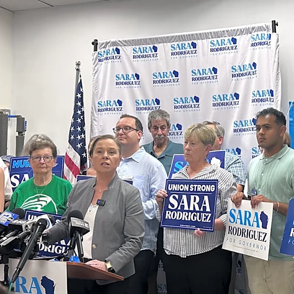 Wisconsin governor candidate says her campaign has far less money than she thought