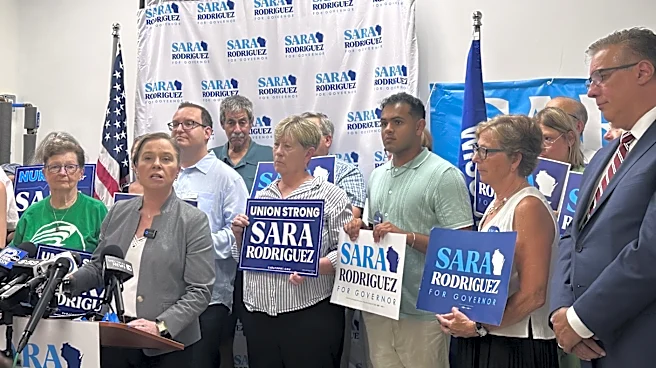 Wisconsin governor candidate says her campaign has far less money than she thought
