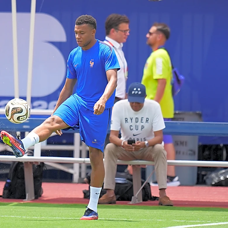 Kylian Mbappé in for France in World Cup semifinals against Spain after 'slight' ankle injury