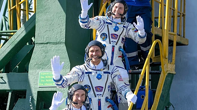 US-Russian crew arrives at the International Space Station for 8-month mission