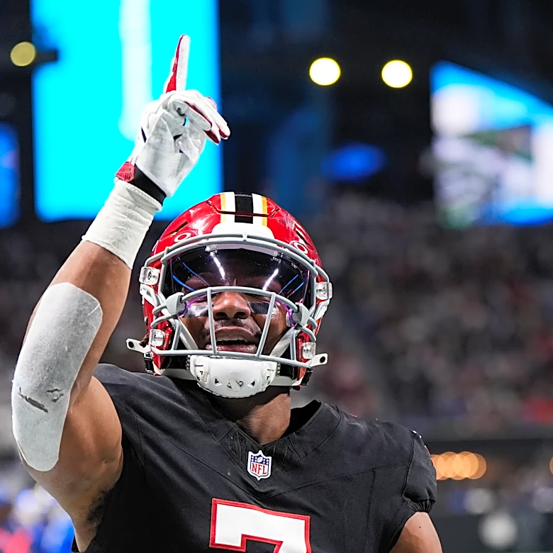 Bijan Robinson of the Falcons is voted as the top running back in the NFL by an AP panel