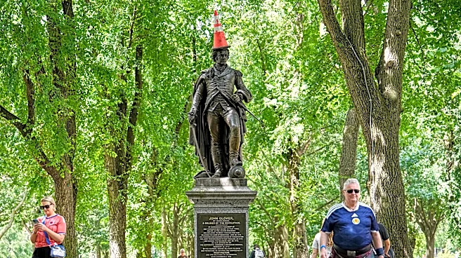 Scottish traffic cone gets dignitary's welcome in Boston after World Cup friendship
