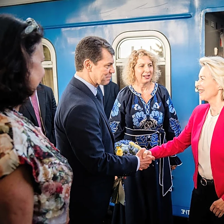 Top EU official visits Ukraine and pledges continued support against Russia's invasion