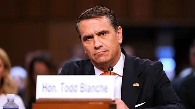 Blanche tells his Senate confirmation hearing that he's 'restoring trust' in the Justice Department