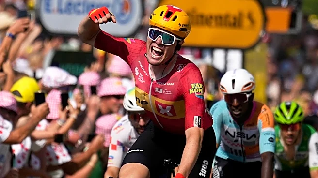 Waerenskjold wins fastest ever stage of Tour de France, Pogačar protects lead