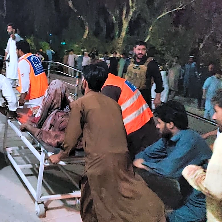 Twin attacks by militants kill 3 police officers, wound 20 in restive northwest Pakistan