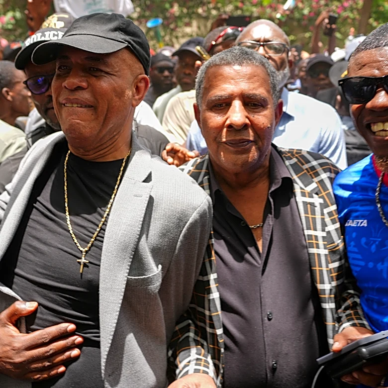 Sanctioned former president Michel Martelly returns to Haiti as some cheer