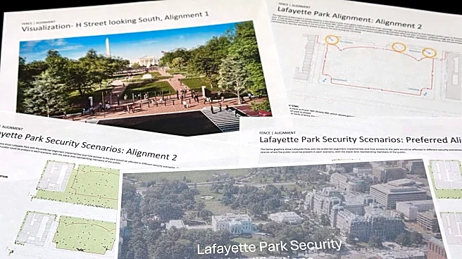 Federal panel reviews park fencing plan and visitor screening center to improve White House security