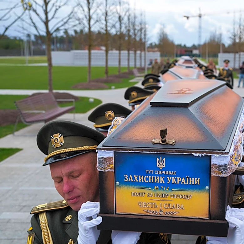 Ukraine buries its unknown soldiers as families wait for identification