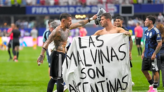 UK urges FIFA to investigate Argentina over Falklands banner at World Cup