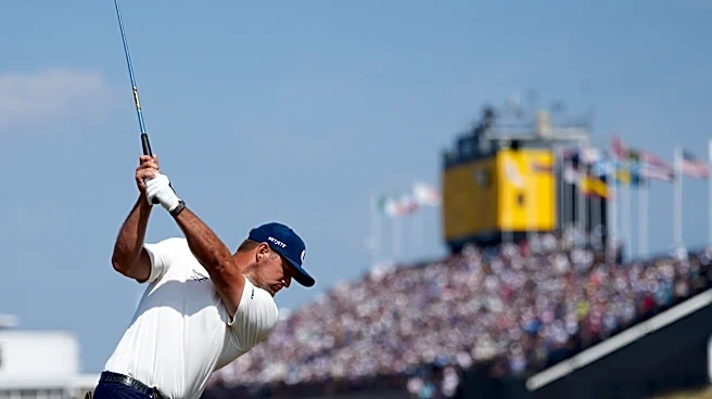 DeChambeau finds a strategy to get in the mix at the British Open and trail by a shot