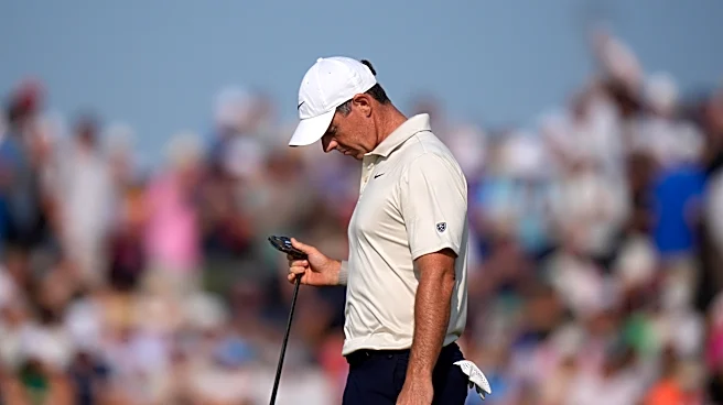 Rory McIlroy toils at British Open as putting woes leave him 7 shots off the first-round lead