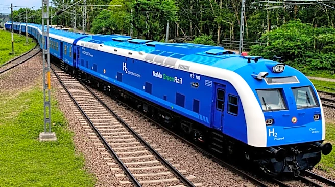 India launches first hydrogen-powered train built in the country to expand clean energy on railways