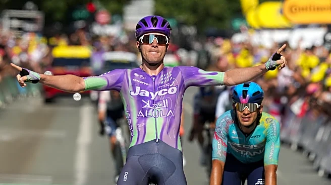 Schmid wins long 13th stage of the Tour and Pogacar safely keeps overall lead
