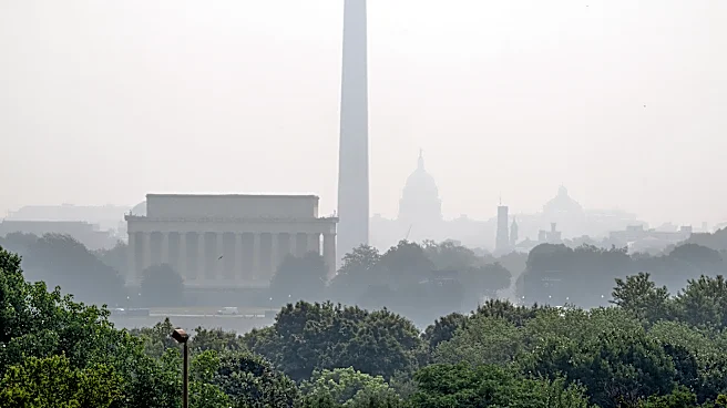 Wildfire smoke from Canada and Minnesota pushes further into US, engulfing DC in eerie haze