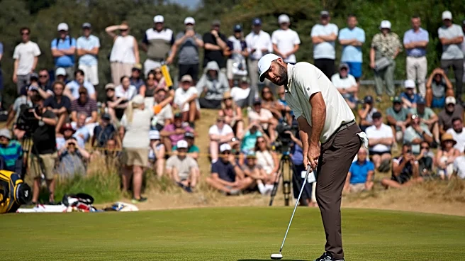 Scheffler rues missed putts but happy with his game after tee-to-green clinic at the British Open