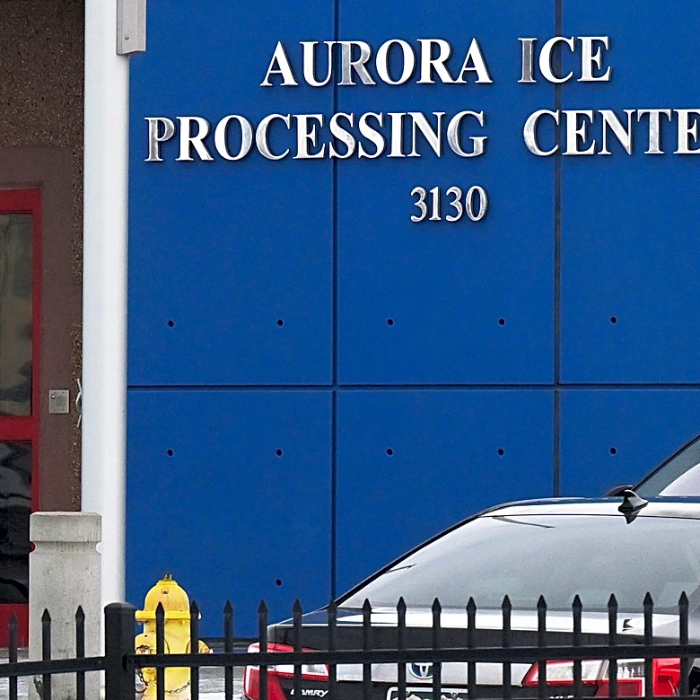 Off-duty employee arrested in shooting near ICE detention center in Colorado that injured a woman