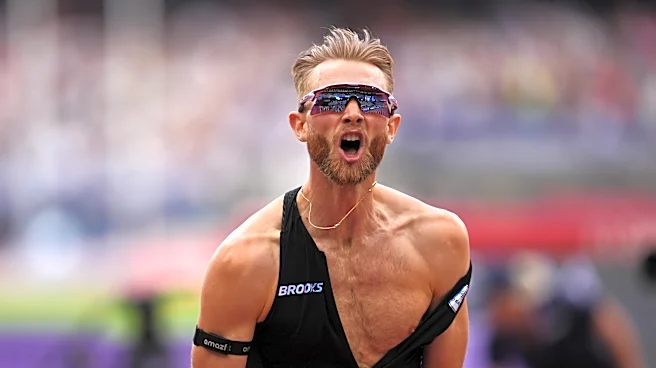 Josh Kerr of Britain breaks the men’s mile world record that stood since 1999