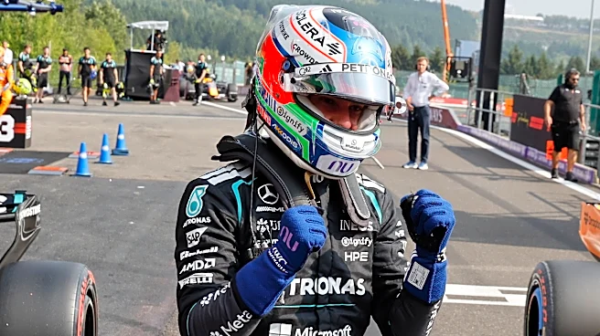 Mercedes driver Kimi Antonelli qualifies on pole for F1's Belgian Grand Prix