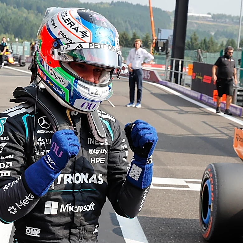 Kimi Antonelli beats Red Bull's team effort to qualify on pole for F1's Belgian Grand Prix
