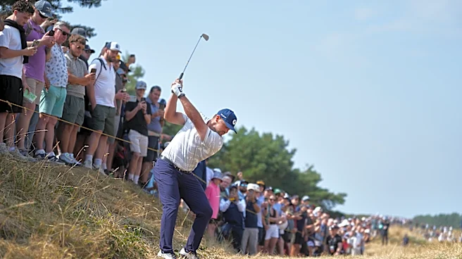 DeChambeau feels the love from fans at the British Open and stays in contention for claret jug