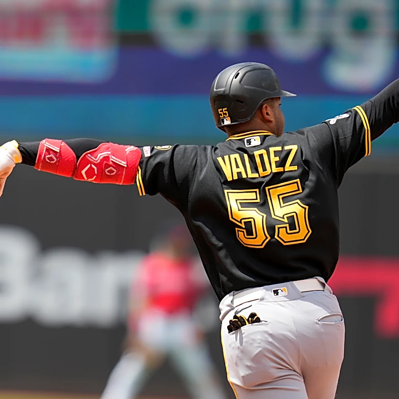 Valdez and Gonzalez homer, Jones strikes out 9 as Pirates roll to 7-1 win over Guardians in Game 1