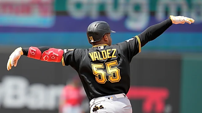 Valdez and Gonzalez homer, Jones strikes out 9 as Pirates roll to 7-1 win over Guardians in Game 1