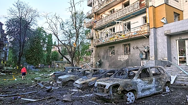 1 killed, 16 wounded in an overnight Russian attack on Kyiv