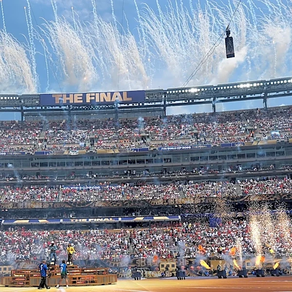 The World Cup final is underway, with Argentina taking on Spain in soccer's biggest game