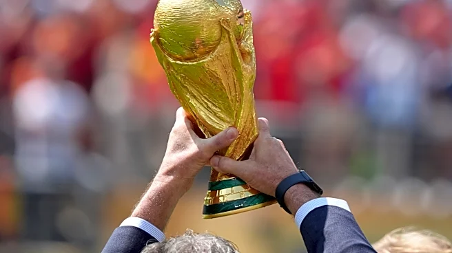 The Latest: Argentina and Spain facing off to lift the World Cup trophy