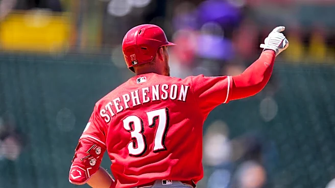 Stephenson goes deep twice, Reds weather 3-homer game from Goodman in 9-6 win over Rockies