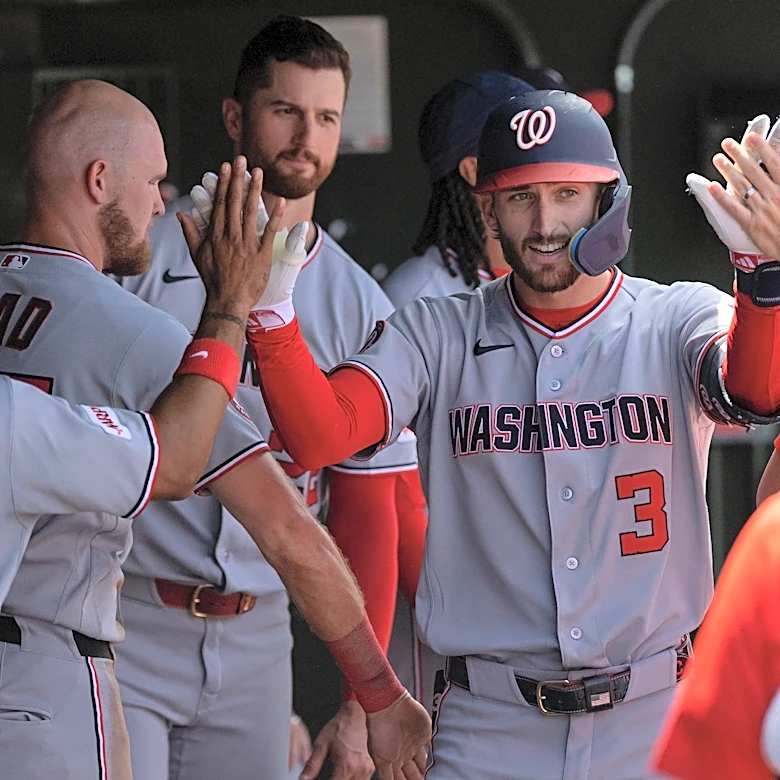 Abrams and Crews hit back-to-back homers Nationals beat Athletics 5-2