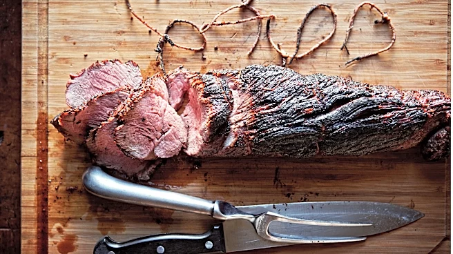 This smoky, fire-kissed beef tenderloin with herb butter comes from Canal House