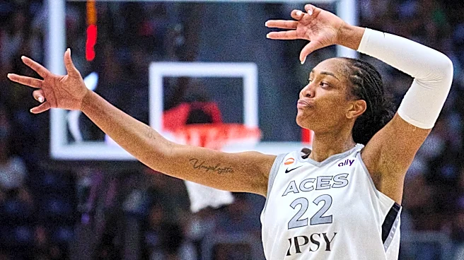 A’ja Wilson and Jackie Young combine for 50 points to lead the Aces past the Tempo 109-83