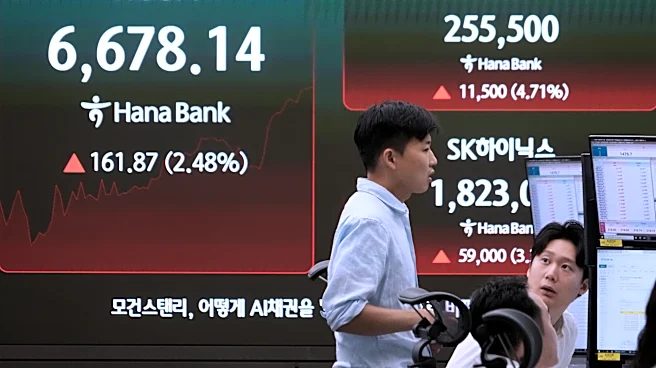 Asian shares mostly gain and South Korea and Japan recover some losses from AI stock sell-offs