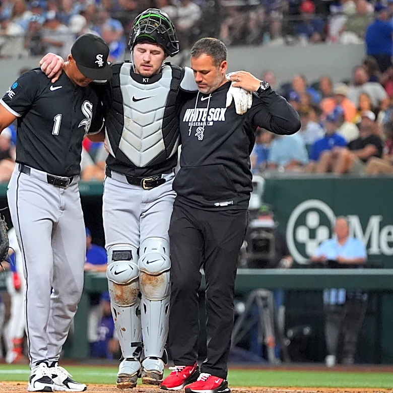 White Sox catcher Kyle Teel placed on injured list with high ankle sprain and could miss 6-12 weeks