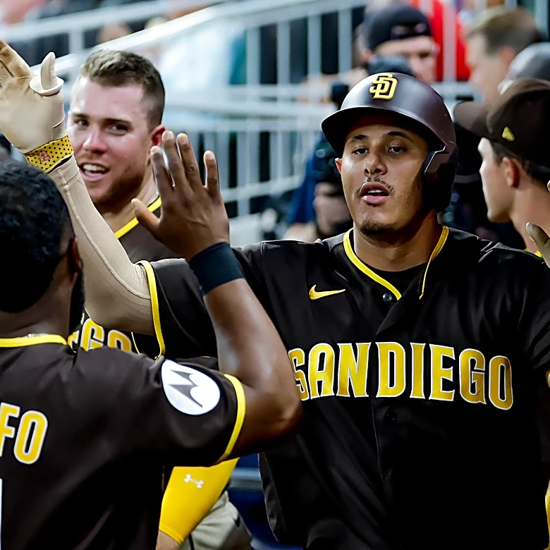 Machado homers twice, Tatis hits longest homer of season to lead Padres to 8-3 win over Braves