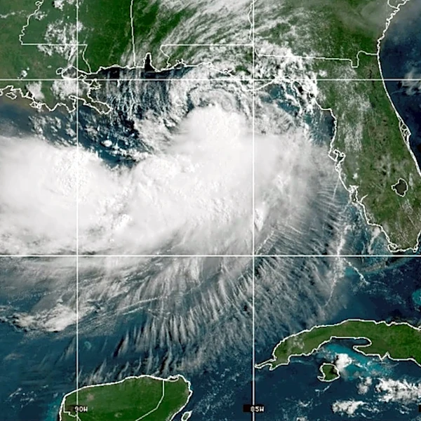 Beaches closed as Tropical Storm Bertha crawls along the Gulf Coast