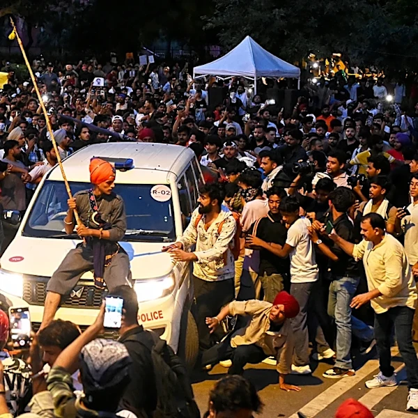 India protest movement holds capital sit-in as police crack down on demonstrators