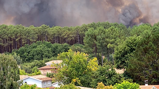 Wildfire spreads near popular French tourist town as thousands are evacuated