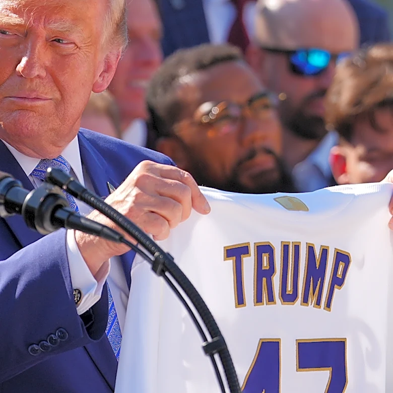 Trump fetes Dodgers at the White House again, saying the team is 'one of the great brands'