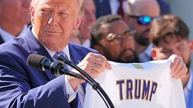 Trump fetes Dodgers at the White House again, saying the team is 'one of the great brands'
