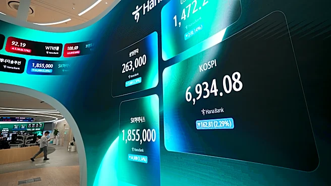 Shares skid in Asia in sell-off of AI-related shares as Brent oil trades near $100 per barrel