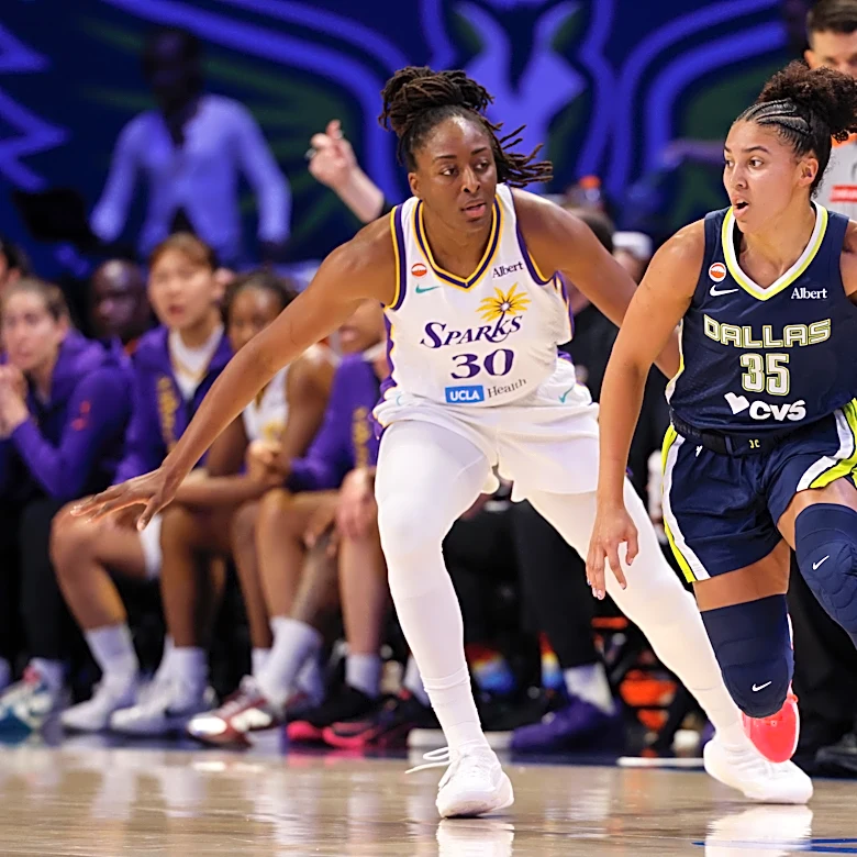 Dallas rookie Azzi Fudd wins 3-point shootout at WNBA All-Star weekend